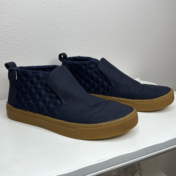 Toms Shoes - Toms Paxton Slip On Chukka Navy Sneaker 8.5